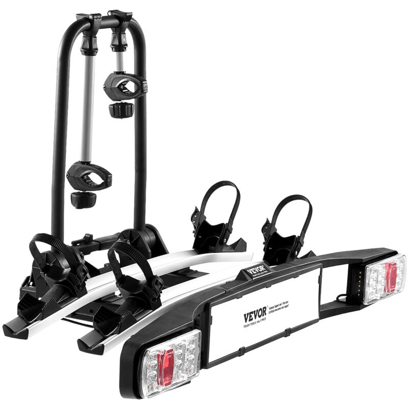 Fahrradträger Kupplungs-Fahrradträger passend für 5 cm Aufnahme, Heckträger Radträger für 2 Fahrräder bis 65 kg Tragkraft, abschließbarer