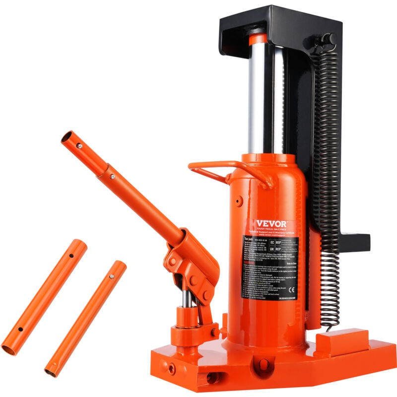 Hydraulischer Wagenheber, 5 t Hebebühne auf der Spitze, 10 t Hubkapazität an der Spitze, 20-173 mm Zehenhöhe, 287-440 mm obere Höhe,