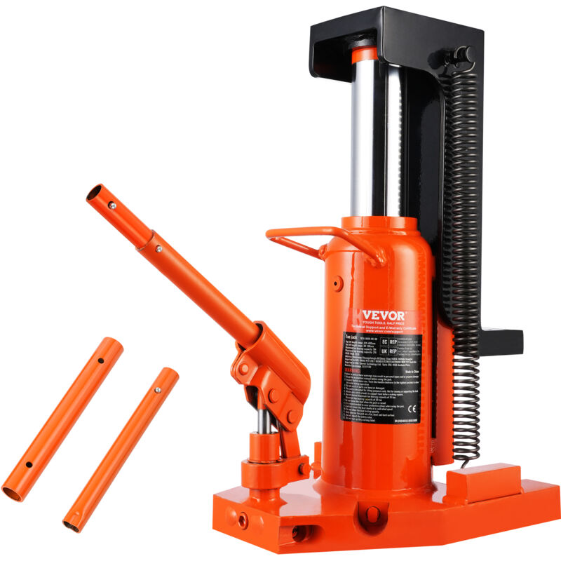 Hydraulischer Wagenheber, 5 t Hebebühne auf der Spitze, 10 t Hubkapazität an der Spitze, 20-173 mm Zehenhöhe, 287-440 mm obere Höhe,