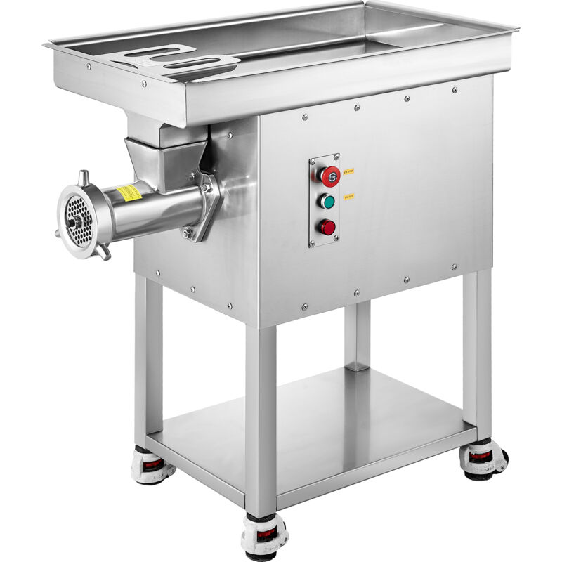 Kommerzieller Fleischwolf 9,98 kg/min elektrischer Fleischwolf 2200 w mit Klingen & Mahlplatten, Wurstmaschine, gewerblicher Fleischwolf aus