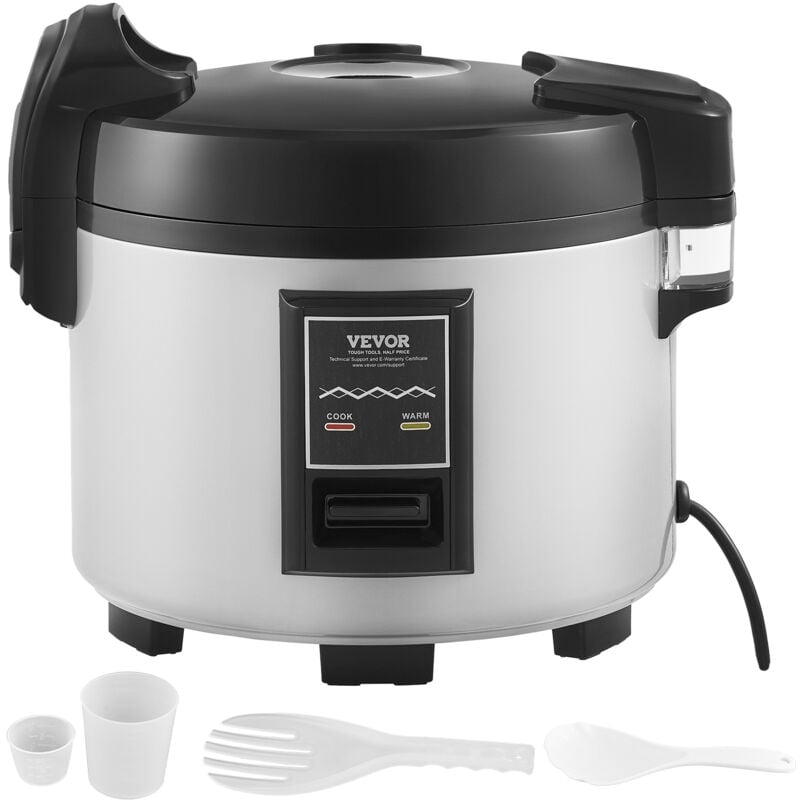 Vevor - Kommerzieller Reiskocher, 45-Tassen-Reiskocher, 9 Liter großer Reiskocher und Warmhalter mit antihaftbeschichtetem Innentopf,schnelles Kochen