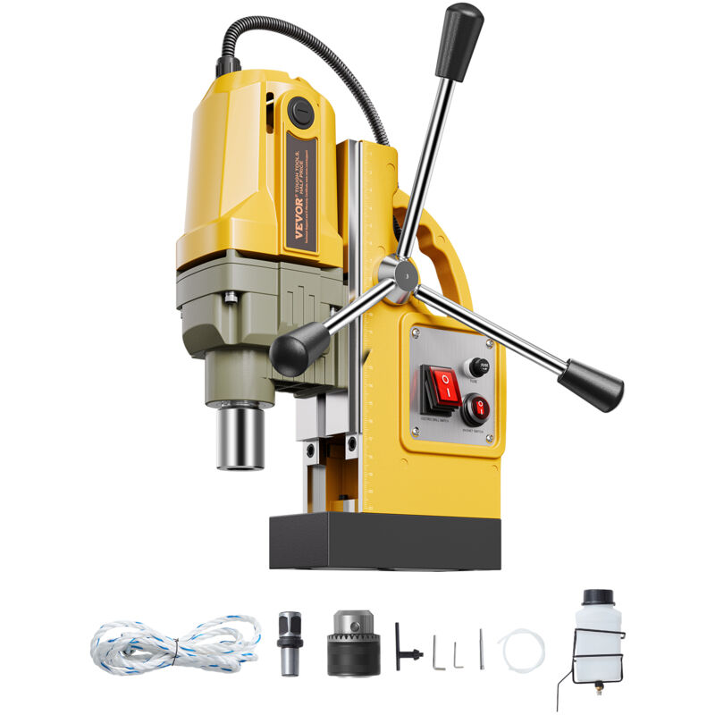 Magnetbohrmaschine Kernbohrmaschine 1400 w (40 mm Bohrdurchmesser), 12500 n tragbare elektrische Bohrmaschine, 800 U/min Drehzahl, Bohrmaschine für