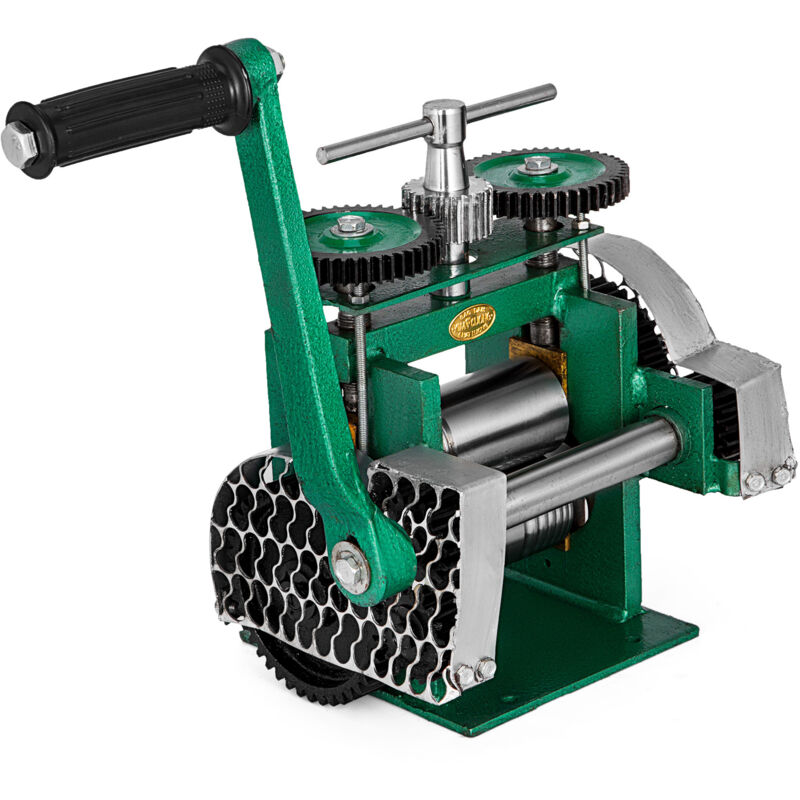 Mophorn - vevor Manuelle Rolling Mill Kombination Walzwerk 120mm Handwalzwerk Maschine 80mm Maschine Schmuck mit Gute Verschleißfestigkeit