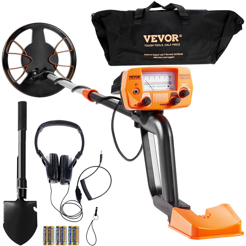Mophorn - vevor Metalldetektor Kit für Erwachsene Multifunktionaler Profi-Detektor mit 2 Modi Metallsuchgerät wasserdichte 20,3cm Spule für Größere