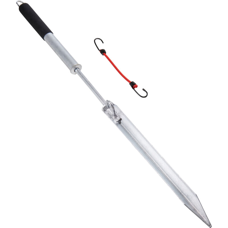 Mophorn - Sand Spike Bootsankerstange, 36 Zoll Gleitanker aus verzinktem Kohlenstoffstahl, selbsthämmernd für kleine Boote, Jetski, Kajak, inklusive