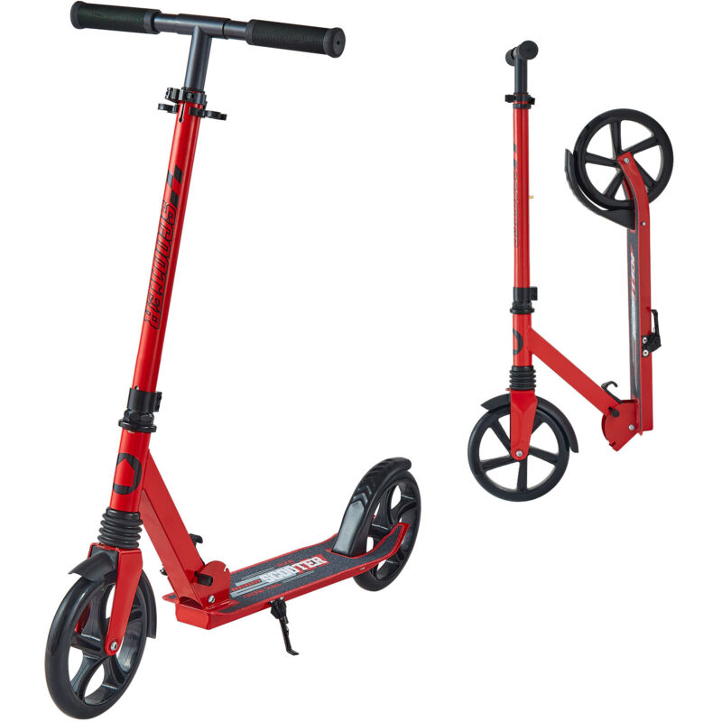 VEVOR Scooter (2 Räder) für Kinder ab 8 Jahren, Cityroller Kinderroller Straßenroller mit höhenverstellbarem Lenker & rutschfestem Deck, faltbarer