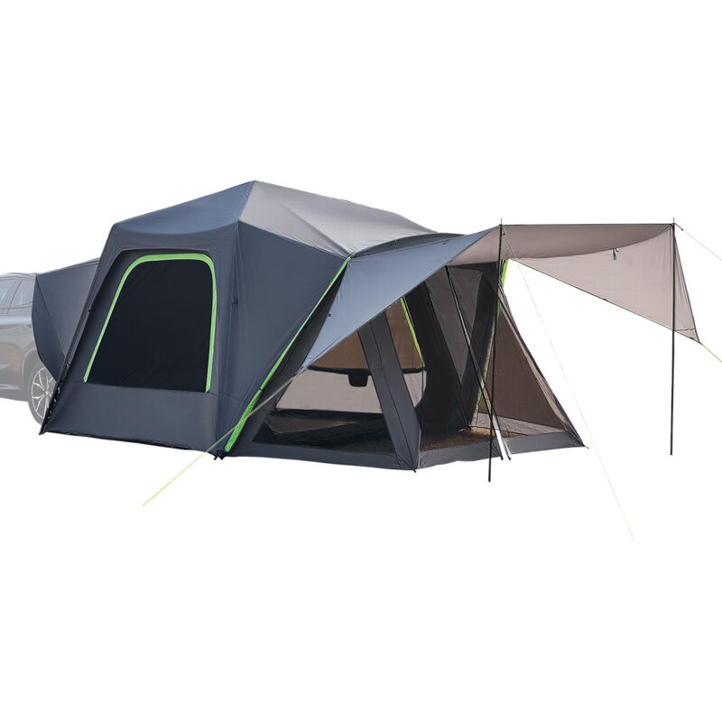 VEVOR SUV-Zelt Camping Auto-Zelt (305 x 310 x 230 cm) wasserdichtes PU2000 geräumiges Doppelschicht-Design für 5-8 Personen, SUV-Campingzelt mit