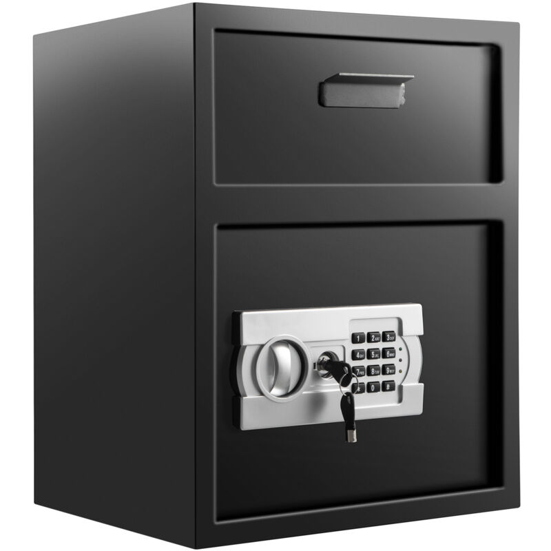 Mophorn - vevor Tresor Elektronischer Möbeltresor, Tresor Elektronik Zahlenschloss Safe Möbeltresor Schwarz, Safe Tresor stabile Kohlenstoffstahl