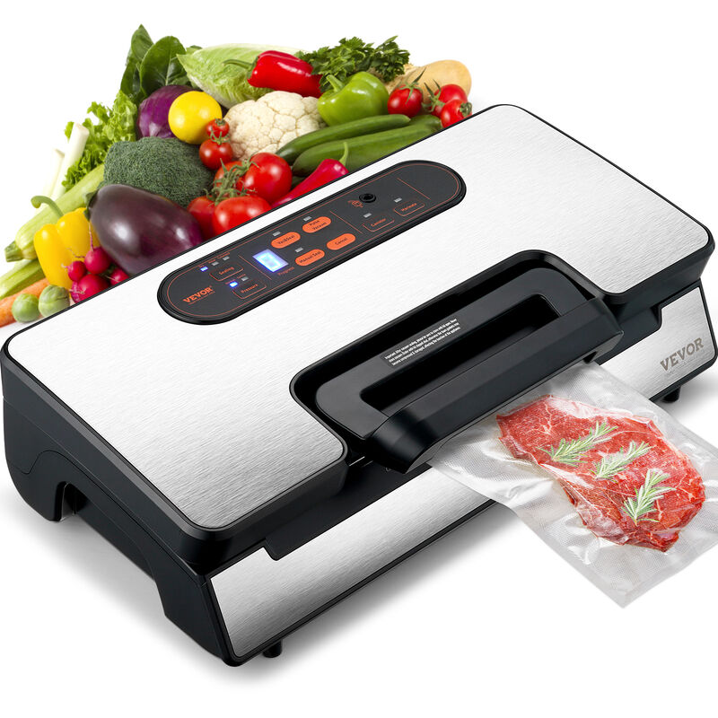 Mophorn - vevor Vakuumiergerät 130W Vakuumierer 90Kpa Einschweißgerät 30cm Dichtungslänge Folienschweißgerät für trockene oder feuchte Lebensmittel