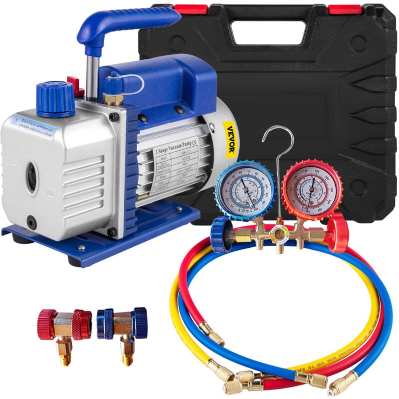 VEVOR 220V Vakuumpumpe 4CFM Unterdruckpumpe Vakuumgeräte Pumpe 1720RPM Vakuumpumpe Unterdruckpumpe