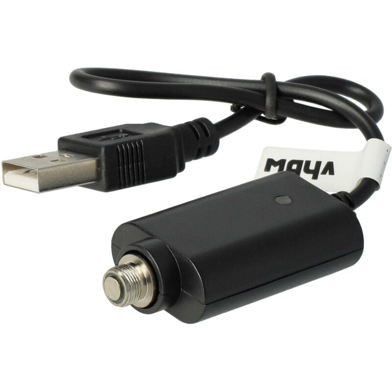 Vhbw - usb Ladegerät kompatibel mit diversen E-Zigaretten, E-Shisha Geräten mit Schraubverschluss - 25cm Ladekabel