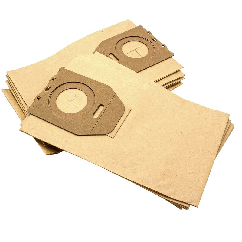 10x Staubsaugerbeutel kompatibel mit Philips Turbo Silence, Turbomax, Staubsauger, Super Max Staubsauger - Papier, 29cm x 17,5cm - Vhbw