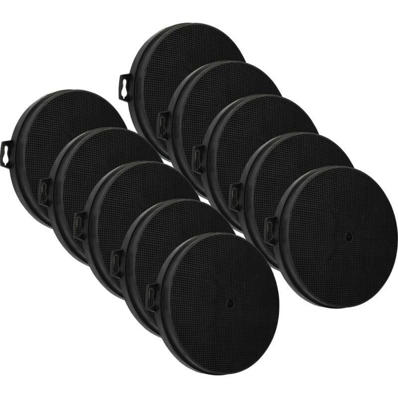 vhbw 10x Aktivkohlefilter kompatibel mit Jan Kolbe Plus 85 CN, Plus 94 A, Plus 94 CN, Plus 94 W, Plus 94.2 CN Dunstabzugshaube - 21 cm