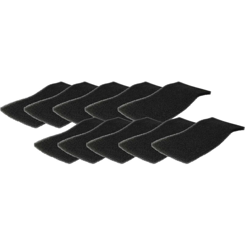 10x Schaumfilter 35 ppi kompatibel mit Bauknecht tk Sport 2012 (856010503021), tk Sport 2012 (856010503020) Wäschetrockner - Vhbw