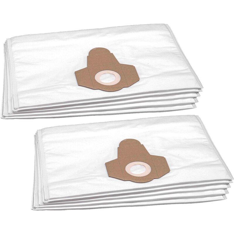 10x Staubsaugerbeutel kompatibel mit Fadi Carpenett 30, Dry 20, Hydro 20, Hydro 30, 50, 90 Staubsauger - Mikrovlies, 45cm x 30cm - Vhbw