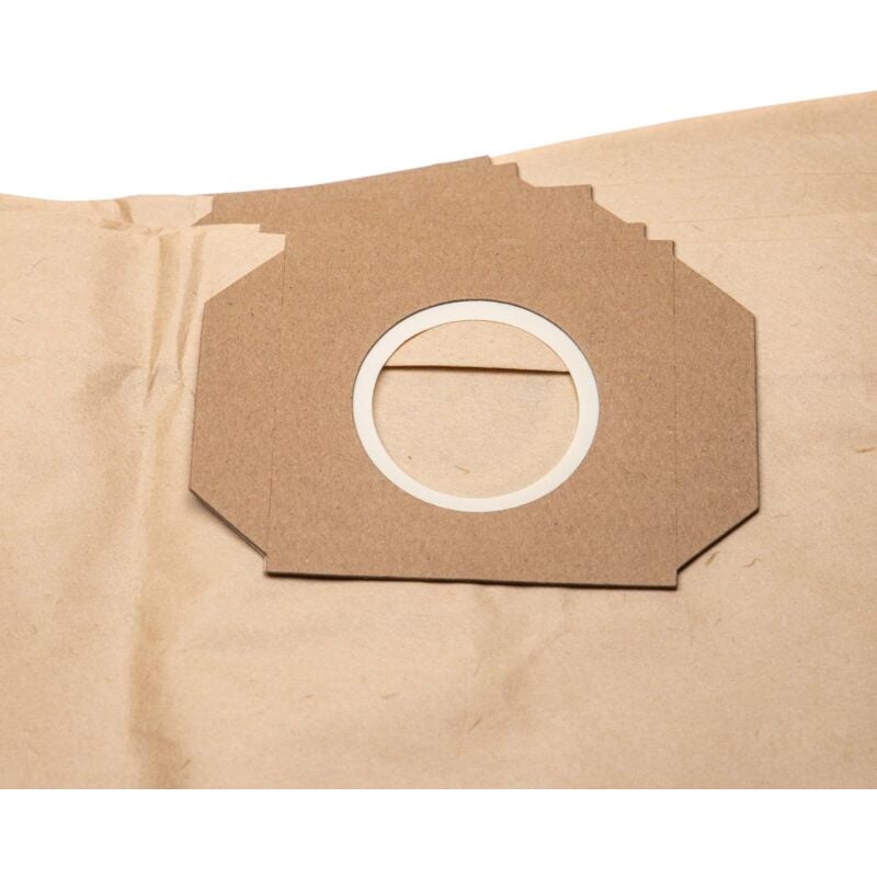 10x Staubbeutel kompatibel mit Thomas Power Edition 1520 c, Power Pack 1620, Power Edition 1520 Staubsauger - 63,3cm x 22cm braun - Vhbw