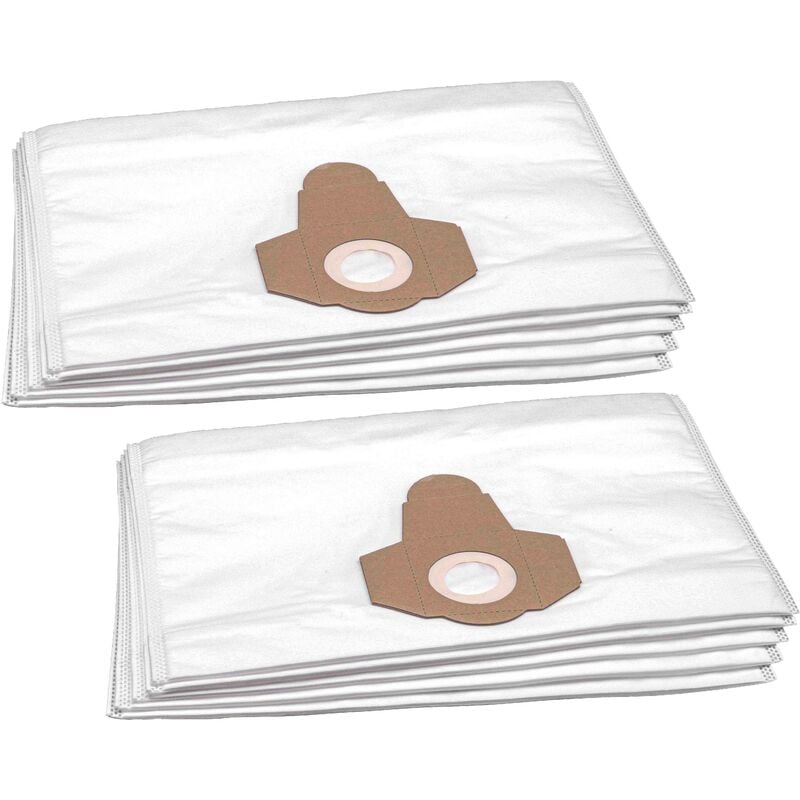 10x Staubsaugerbeutel kompatibel mit Tornado Plein Air 20, Plein Air 200 a, Plein Air 250 Staubsauger - Mikrovlies, 45cm x 30cm - Vhbw