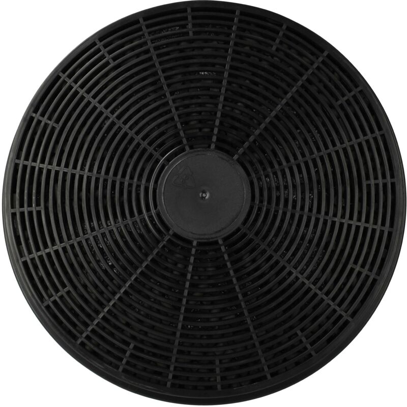 vhbw 1x Aktivkohlefilter kompatibel mit Klarstein Aurora, Zarah, Zola, Zelda, Balzac, Aurica, Noir, Prima, Retro Dunstabzugshaube - 17,5 cm