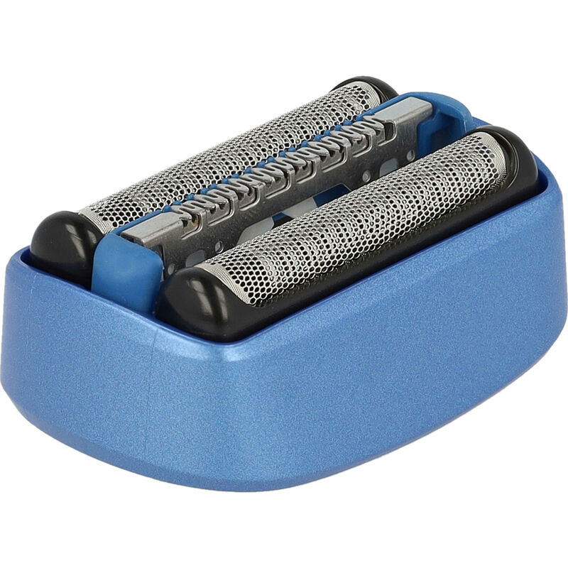 Rasierkopf kompatibel mit Braun CoolTec CT4S, CT5CC, CT6CC Typ 5676 Elektrorasierer - Scherkopfkassette, schwarz/blau - Vhbw