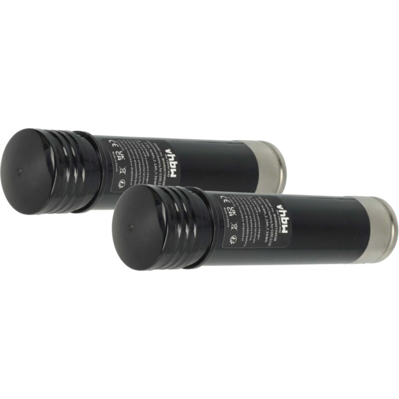 Vhbw - 2x Akku kompatibel mit Black & Decker Versapak VP100, VP110, VP130, VP130K Elektrowerkzeug (2100 mAh, NiMH, 3,6 v)