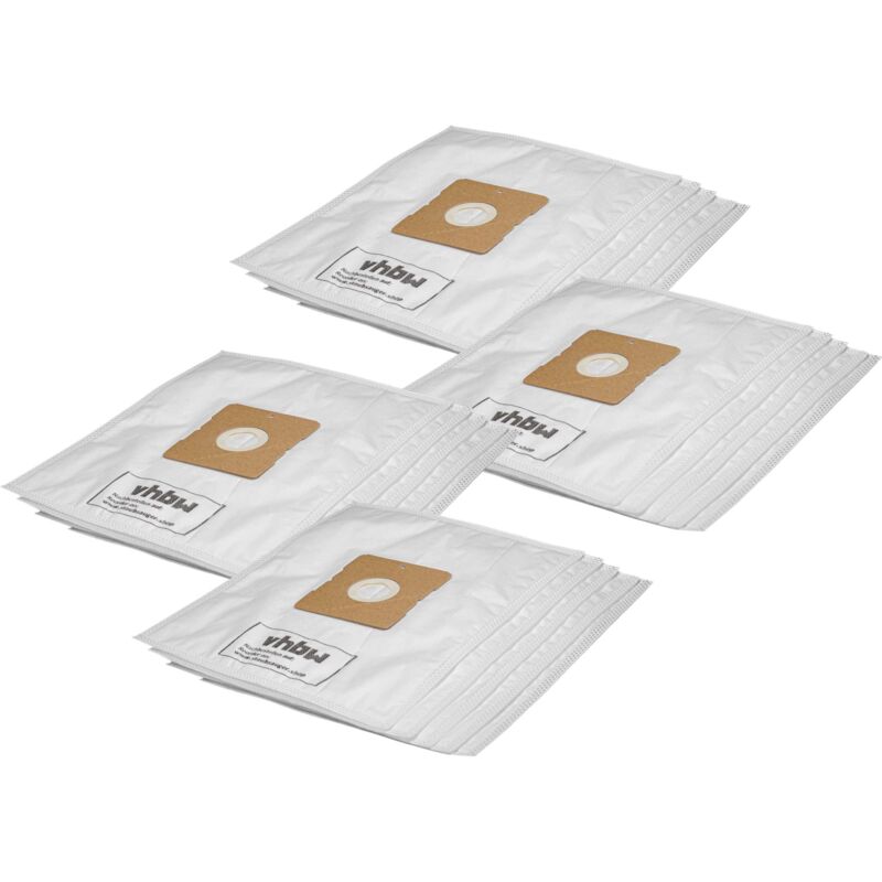 vhbw 20x Staubbeutel kompatibel mit Dirt Devil M 1800 - Energy, M 1710 - Energy, M 1632 - Galaxxy Staubsauger - 32cm x 27cm Weiß
