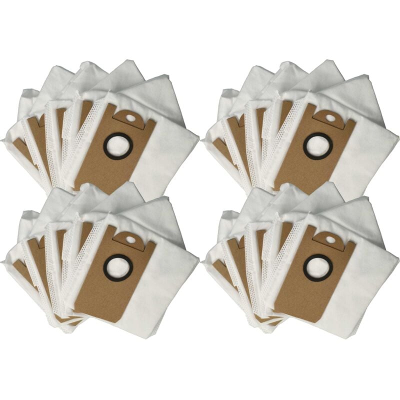 vhbw 20x Staubbeutel kompatibel mit Uoni V980 Plus Saugroboter - Beutel für die Absaugstation