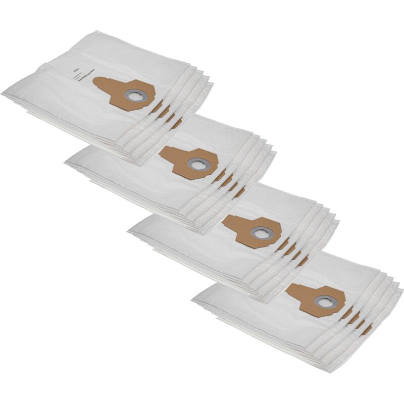 20x Staubsaugerbeutel kompatibel mit Fadi Carpenett 30, Dry 20, Hydro 20, Hydro 30, 50, 90 Staubsauger - Mikrovlies, 45cm x 30cm - Vhbw