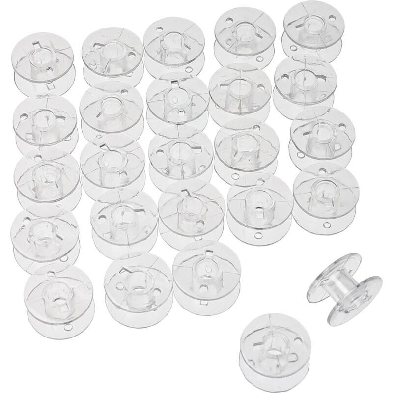 vhbw 25x Unterfaden-Spulen kompatibel mit Medion Nähmaschinen - Spulen-Set, Kunststoff