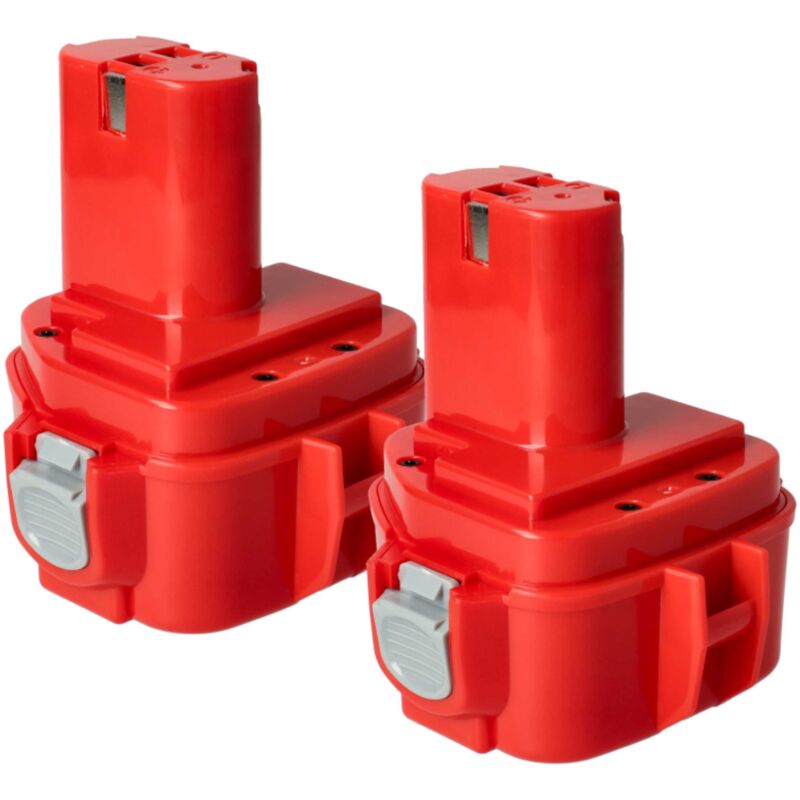 Vhbw - 2x Akku Ersatz für Makita PA12 für Elektrowerkzeug (1500mAh NiMH 12V)