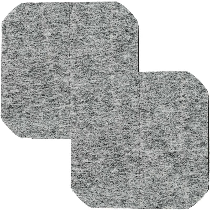 vhbw 2x Aktivkohle-Filter kompatibel mit Tefal Quadra 700 Fritteuse - 12 x 12 x 0,8 cm