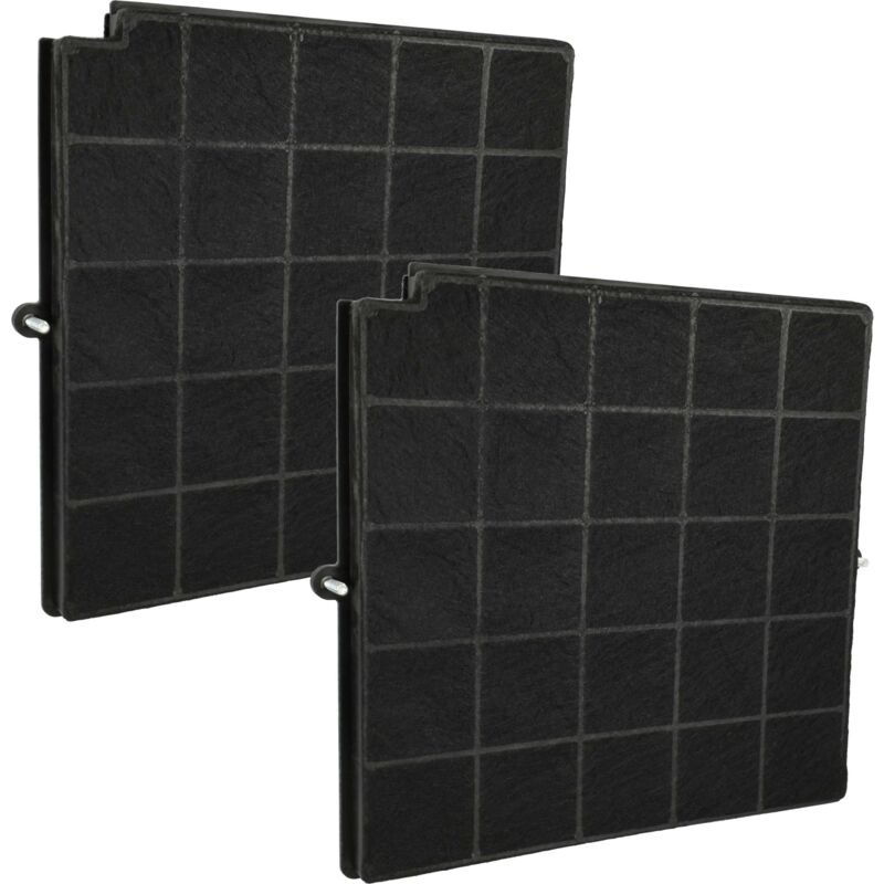 2x Aktivkohlefilter kompatibel mit Airforce CCVISI180003, CCVISI180005, CCVISI120002, CCVISI180006, CCVISW120003 Dunstabzugshaube - Vhbw