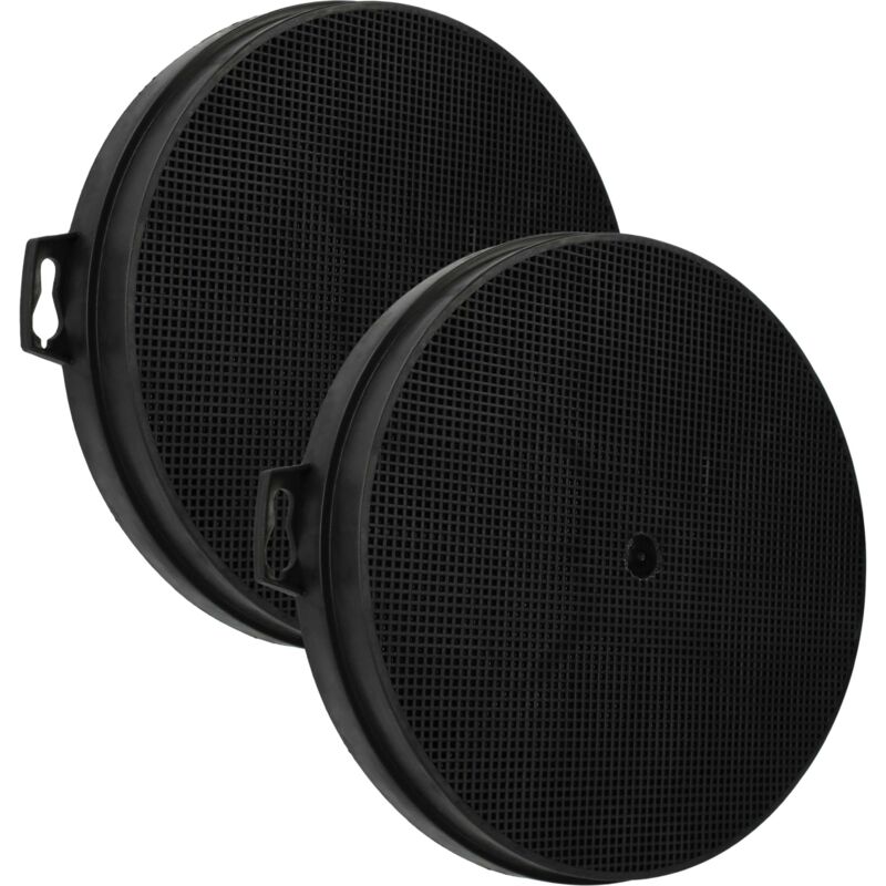 2x Aktivkohlefilter kompatibel mit Airforce F16280D2LED, F16250D2LED, F162 90 D2, F162D-50, F162D 50 D2 bk 450 Dunstabzugshaube - 21 cm - Vhbw