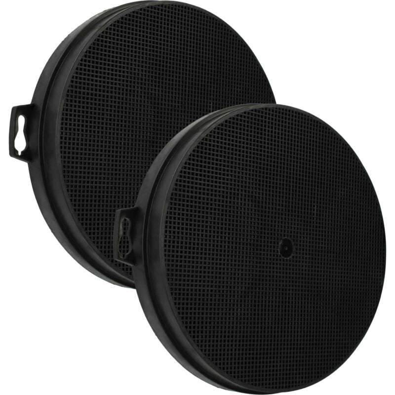 2x Aktivkohlefilter kompatibel mit Jan Kolbe Plus 95 w, Plus 94 cn, Plus 94 w, Plus 95 a, Plus 95 cn Dunstabzugshaube - 21 cm - Vhbw