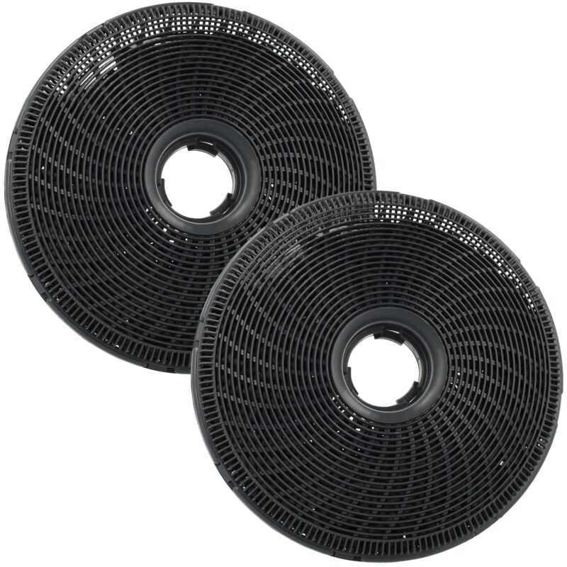 2x Aktivkohlefilter kompatibel mit Best Frame hf Pewter, Frame hf xs, Folgarida Cream 60, Folgarida Cream 90 Dunstabzugshaube - Vhbw