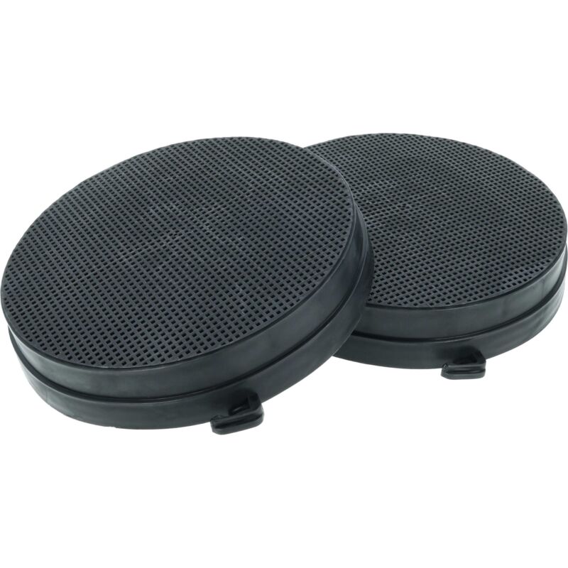 2x Aktivkohlefilter kompatibel mit Falmec flipper wall, wall 85 cm matt black 800 M3/H, 1480 noir brilliant Dunstabzugshaube - 16,8 cm - Vhbw