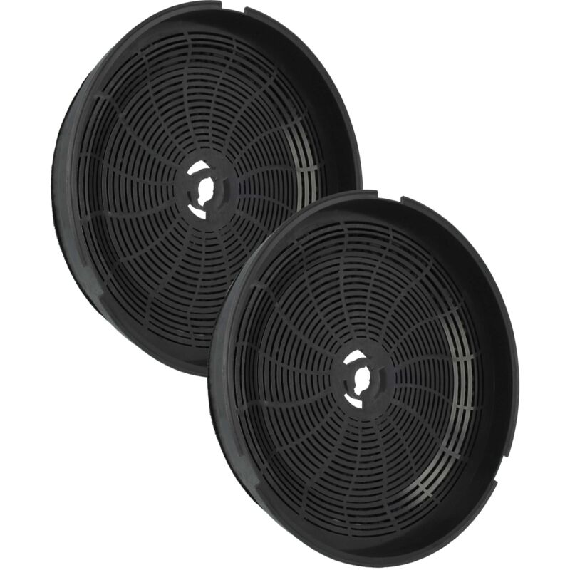 2x Aktivkohlefilter kompatibel mit Refsta Andro i, Molan, Mars xi, Mars v, Forano i, Carpe Ventum, Arc iii, Andro iii Dunstabzugshaube - Vhbw