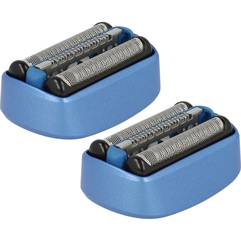 2x Ersatz-Scherköpfe kompatibel mit Braun CoolTec CT2CC, CT2S, CT3CC, CT4CC Elektrorasierer - Vhbw