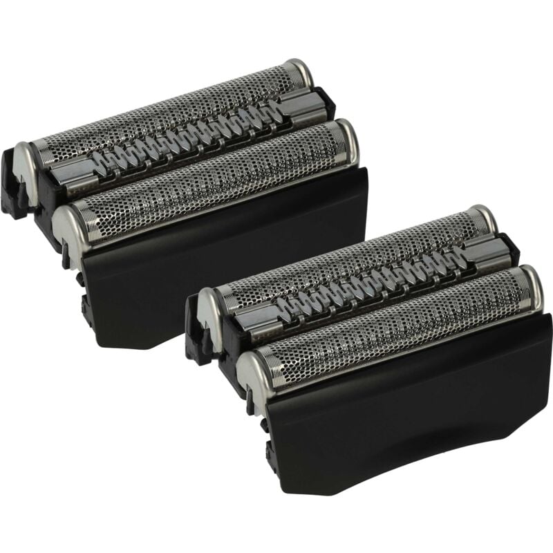 Vhbw - 2x Ersatz-Scherköpfe kompatibel mit Braun Series 7 795cc Elektrorasierer, Schwarz