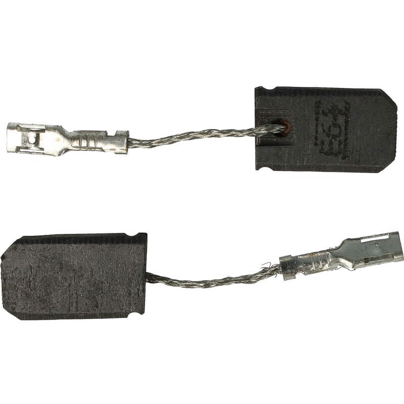 Vhbw - 2x Kohlebürste 16 x 10 x 5mm kompatibel mit Metabo w 1080-125, w 1080-125 rt, w 125 sp, w 680 Winkelschleifer, Stichsäge