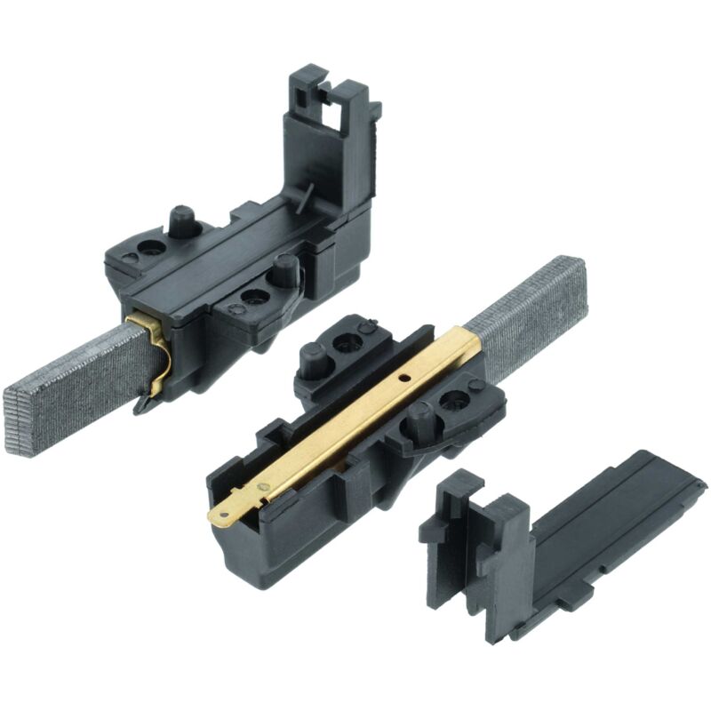Vhbw - 2x Kohlebürste mit Sockel kompatibel mit Bosch WFB1605BY33, WFB1605BY36, WFB1605DD11, WFB1605DD12 Waschmaschine