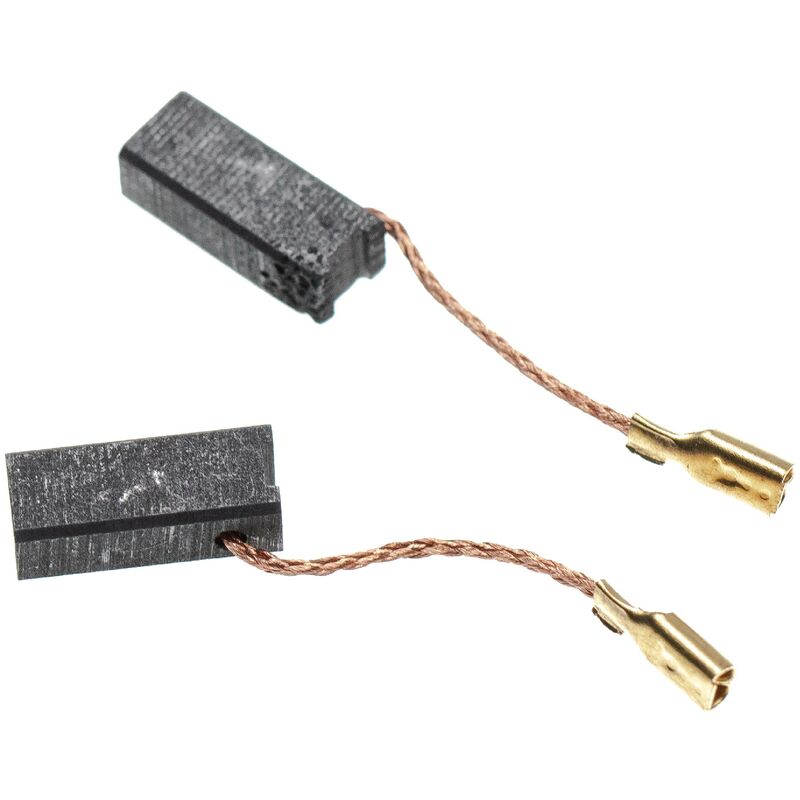 Vhbw - 2x Kohlebürste, Motorkohle, Schleifkohle 15,3 x 5 x 6,3mm kompatibel mit Metabo SE4450 r+l Elektrowerkzeug