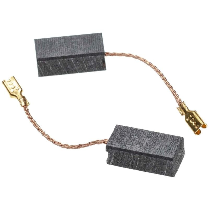 Vhbw - 2x Kohlebürste Motorkohle Schleifkohle 17 x 9 x 6,5mm kompatibel mit Hitachi G13SP, G13VA, G15VA, gp 2S2 Elektrowerkzeug