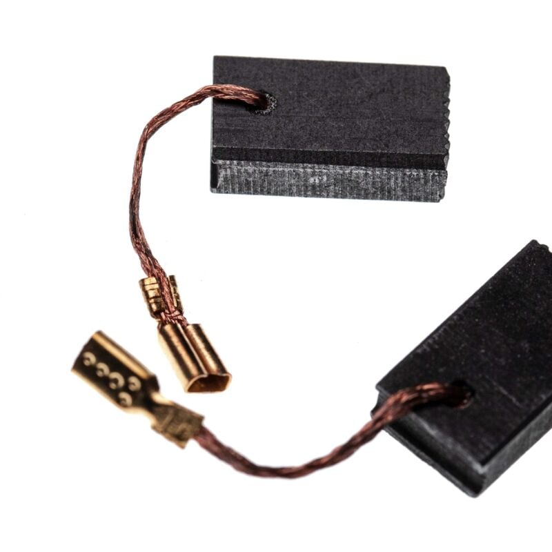 Vhbw - 2x Kohlebürste 5 x 10 x 17 mm kompatibel mit Bosch gws 11-125 ci, gws 11-125 cih, gws 11-125-CIE Elektrowerkzeug