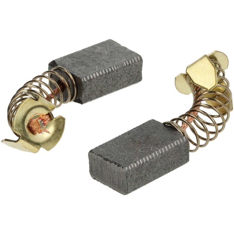 Vhbw - 2x Kohlebürste Motorkohle Schleifkohle 6 x 10 x 15mm kompatibel mit Makita 1001, 1100, 1125 (old), 1600, 1800, 2106, 2106 w Elektrowerkzeug
