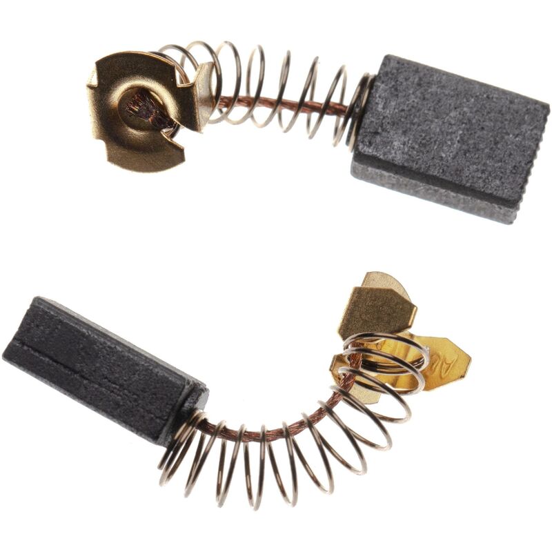 Vhbw - 2x Kohlebürste 6 x 10 x 15 mm kompatibel mit Makita HM0810, HK1810, HM0810T, HM0810B, GA5000, HK1800, DA6301, HR1800 Elektrowerkzeug