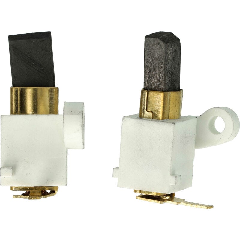 Vhbw - 2x Kohlebürste 14,5 x 10,8 x 5,7 mm Ersatz für Stihl 1208 007 1001 für Motorsäge + Feder