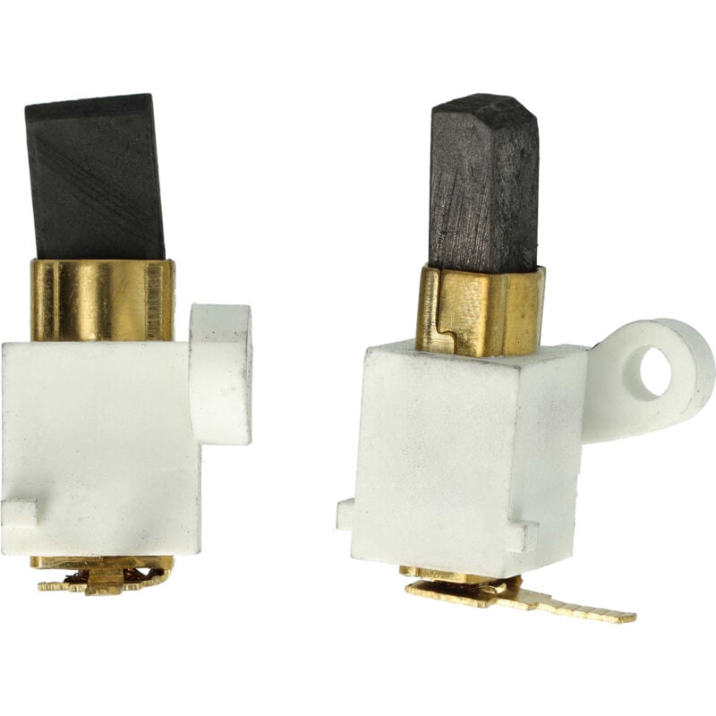 vhbw 2x Kohlebürste 14,5 x 10,8 x 5,7 mm kompatibel mit Stihl E180C, E160, E140, E14 Motorsäge + Feder