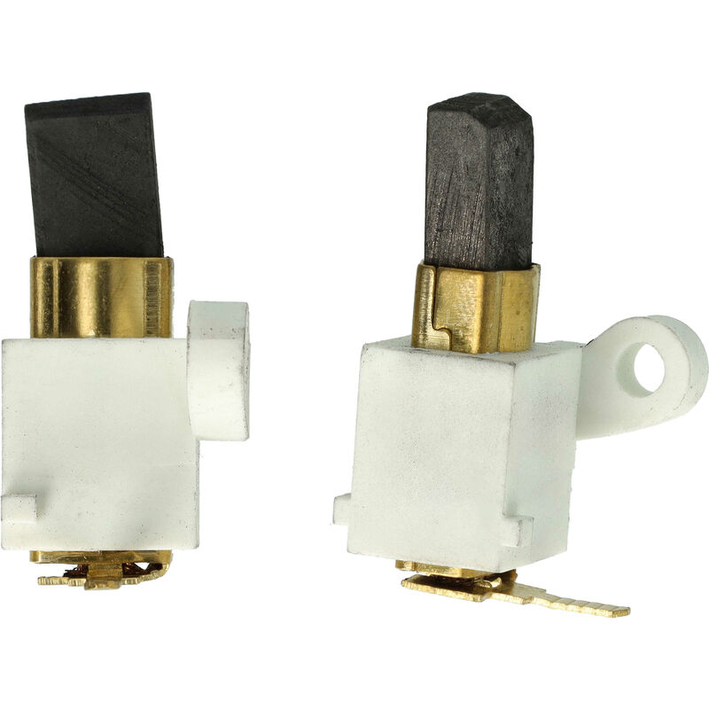 Vhbw - 2x Kohlebürste 14,5 x 10,8 x 5,7 mm kompatibel mit Stihl mse 140C, 180C, 160C Motorsäge + Feder