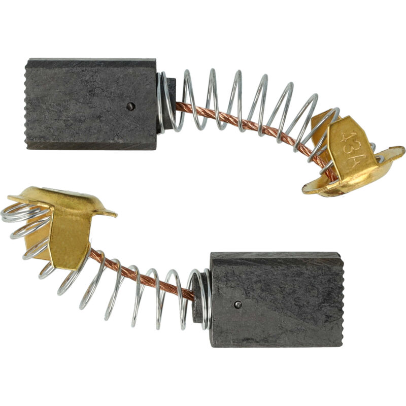 Vhbw - 2x Kohlebürste 16 x 11 x 7mm kompatibel mit Carat Grinder pro 180 Dustec Winkelschleifer