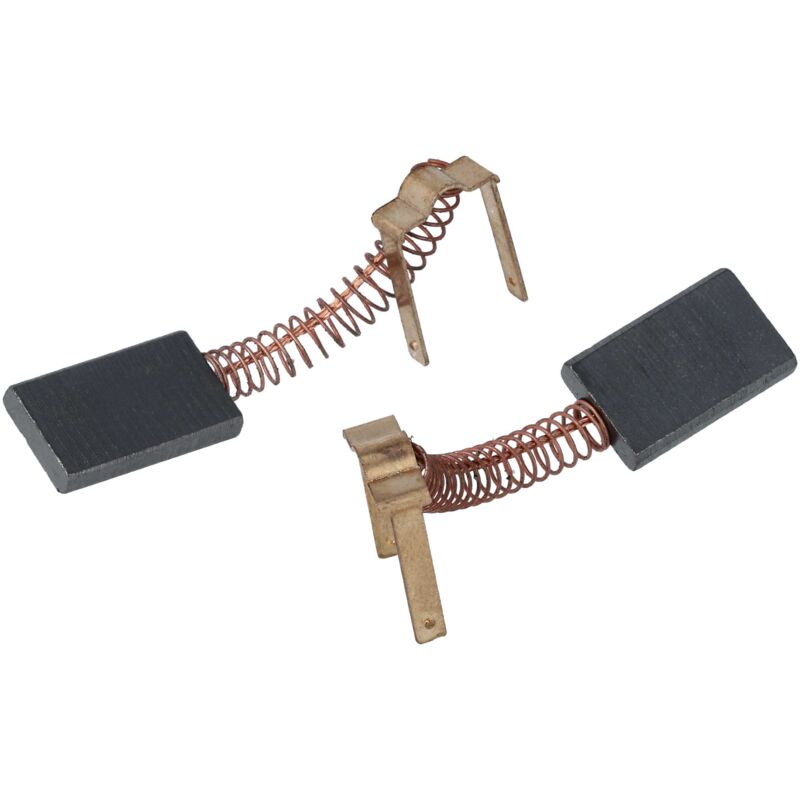 Vhbw - 2x Kohlebürste 3 x 12 x 20 mm Ersatz für Efka kk 98, LK51 für Nähmaschine + Feder